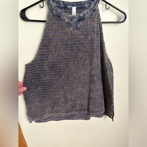 RVCA striped, worn-looked, tank top